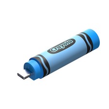 SANDISK - 128GB Crayola USB-C Flash Drive, Cerulean - Blue