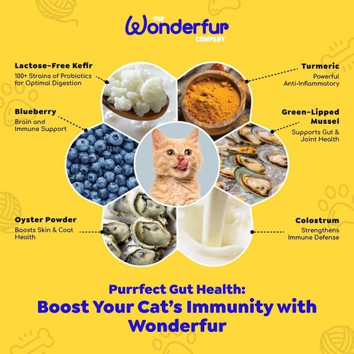 Wonderfur Bites Immune Booster Freeze-Dried Treats for Cats 50g - Picture 5 of 6