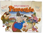 ORIGINAL UK QUAD POSTER - Disney's Pinocchio (1978 re-release) 30"x40" (6554)