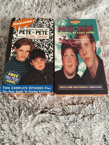 Nickelodeon The Adventures of Pete & Pete 2 Tapes Lot 1994 VHS Sony Wonder