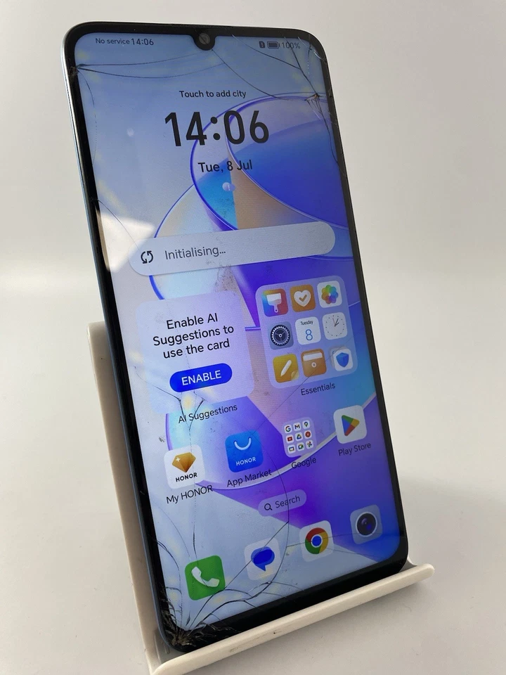 Huawei Honor 7X Blue Unlocked  32GB 5.93" Dual Cam Android Smartphone Cracked - Image 3 of 4