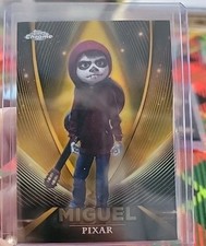 2025 Topps Chrome Pixar Gold Miguel Coco Pixar Gold Insert #PG-9 CASE HIT Disney