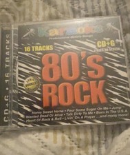 Karaoke 80s Rock 16 Tracks CD G by Various Artists Like New No Scratches CD