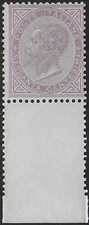 1863-65 Italia VE II 60c. lilla TO bfb MNH Sassone n. T21