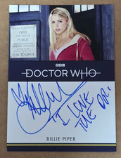 Doctor Who Series 1-4 Billie Piper as Rose Tayler Inscription Autograph (B)