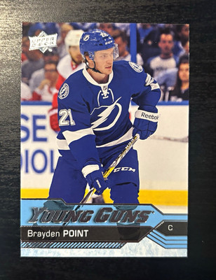 Upper Deck 2016-17 Series 1 Young Guns Brayden Point Lightning #205 RC