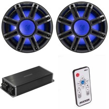 Kicker Marine KPX500.1 Powersports Amp  2 12" 4 Ohm Premium Marine Free-Ai...