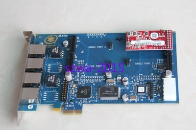 1pcs Used AEX410p PCI-E /asterisk/trixbox/freeiris2 #za
