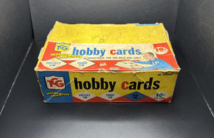 1958 Topps TCG Hobby Cards Display Box Stamped Baseball