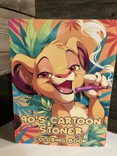90s Cartoon Stoner Coloring Book: 50 ..., Smith, Daniel