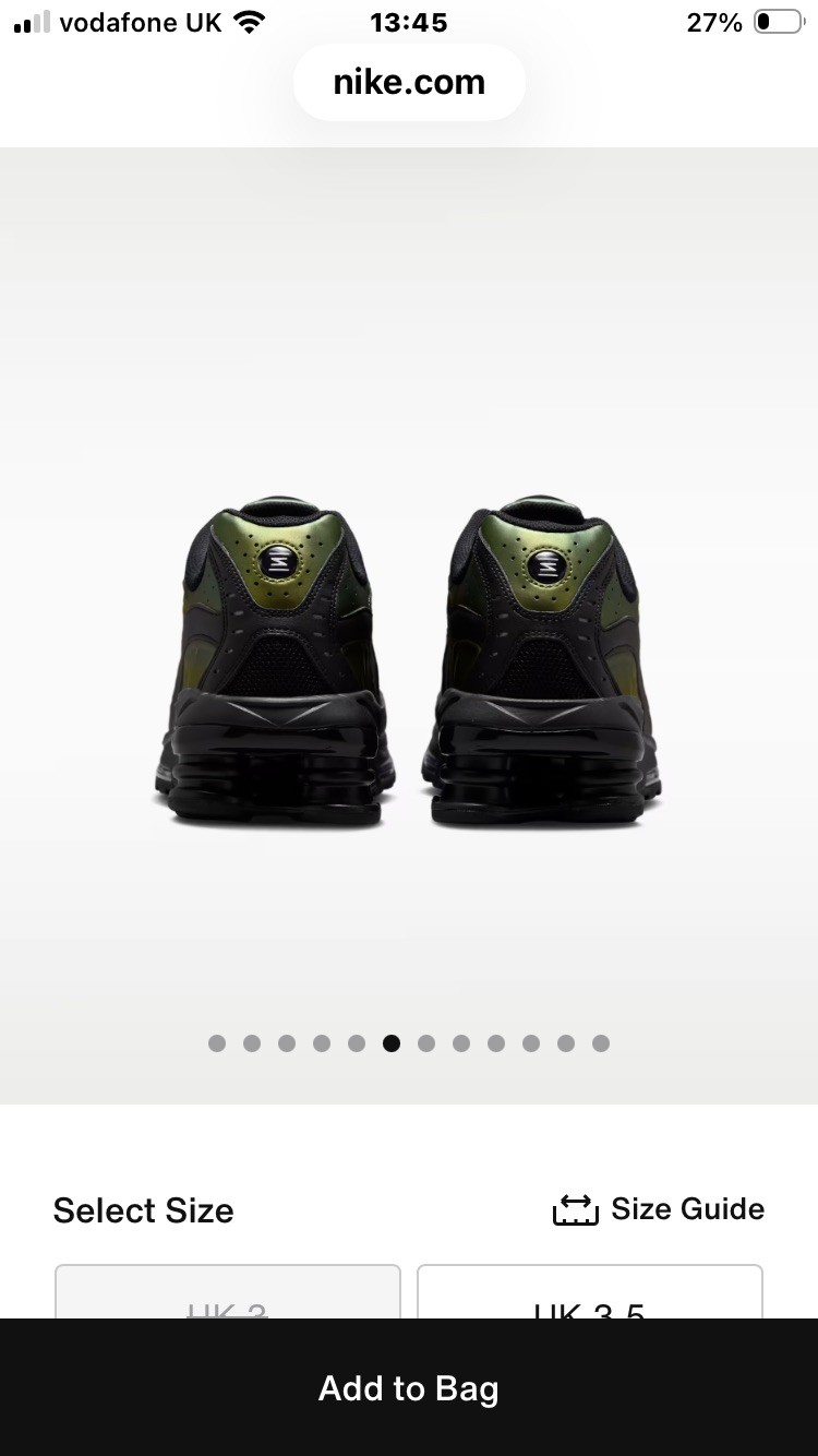 BNIB Nike Shox 2 Ride 10.5 image 2