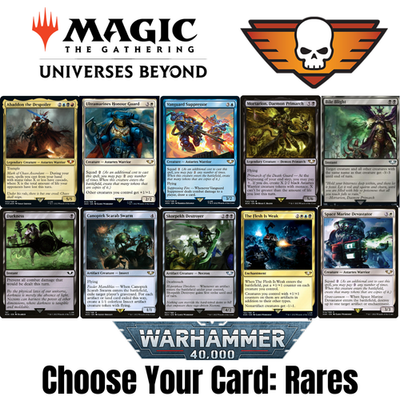 #ad #ad Magic: The Gathering Warhammer 40000 Choose Your Card Rares Universes Beyond $3.00