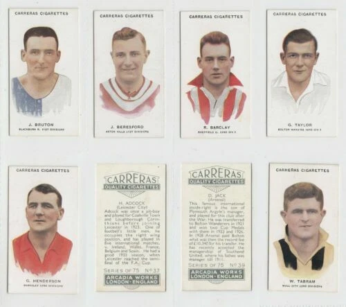 Sport: Football 1918 - 1939 Collectable Cigarette Cards