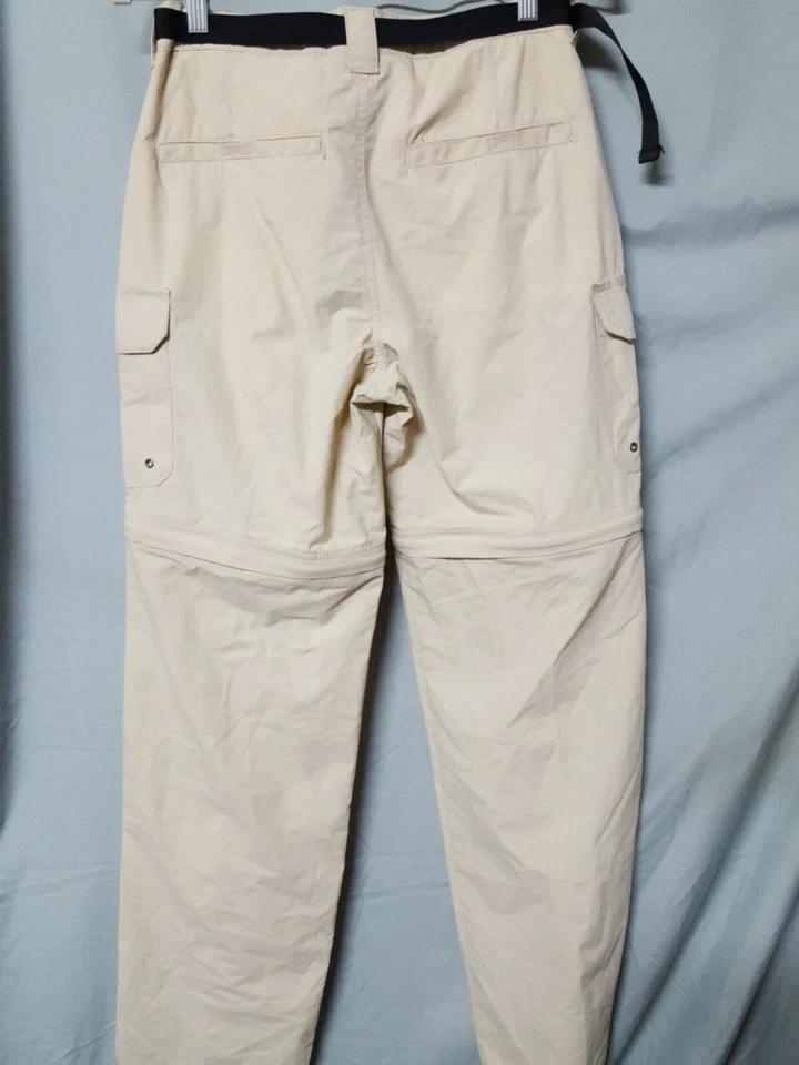 Pantalones cortos convertibles Outdoor Life caqui para hombre MEDIDA REAL 30" X 31  Foto 4 de 4