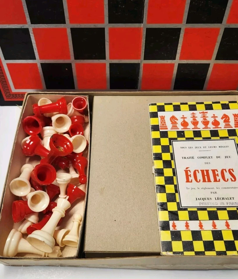 Juego de mesa vintage Halsam CHEESS CHECKERS AÑOS 60 Foto 3 de 4