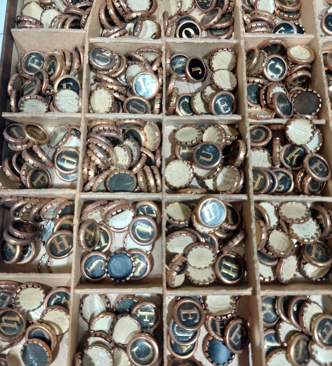 Rare 1950s Vintage Devon Leathercraft Shops Display Leather Initials