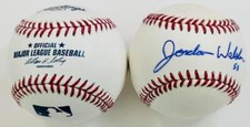 JORDAN WALDEN SIGNED OMLB BASEBALL ST LOUIS CARDINALS ANGELS BRAVES AUTOGRAPH J9