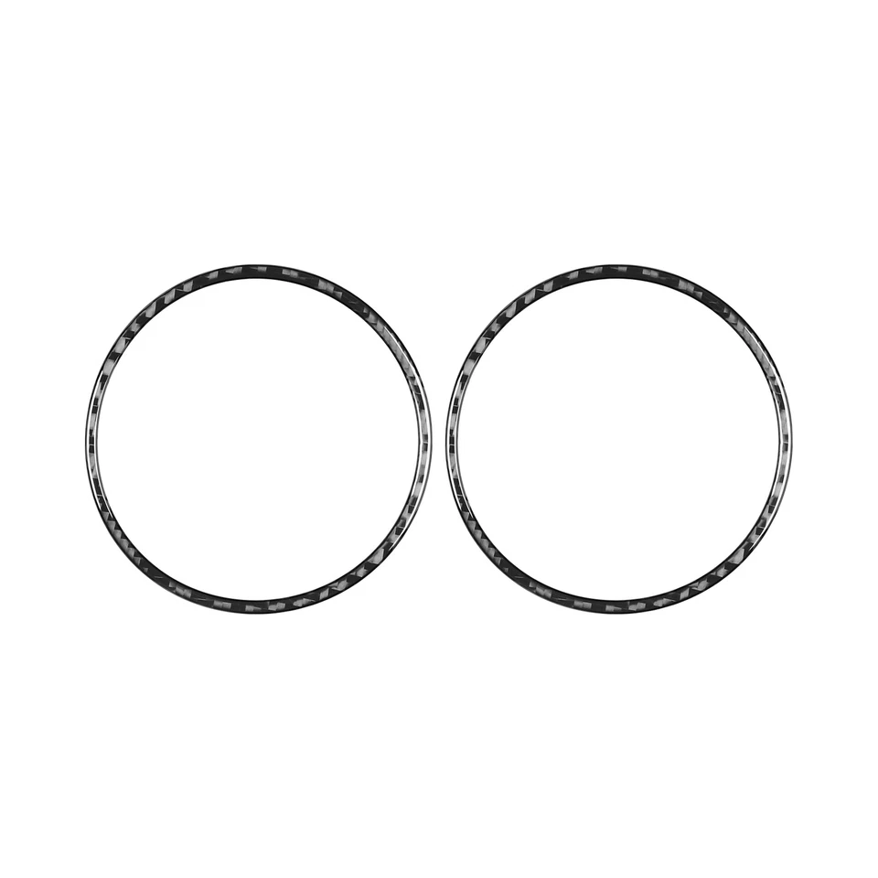 Ajuste de anillo de salida de aire de control central de fibra de carbono real para Benz Maybach 2013-20 Foto 3 de 4