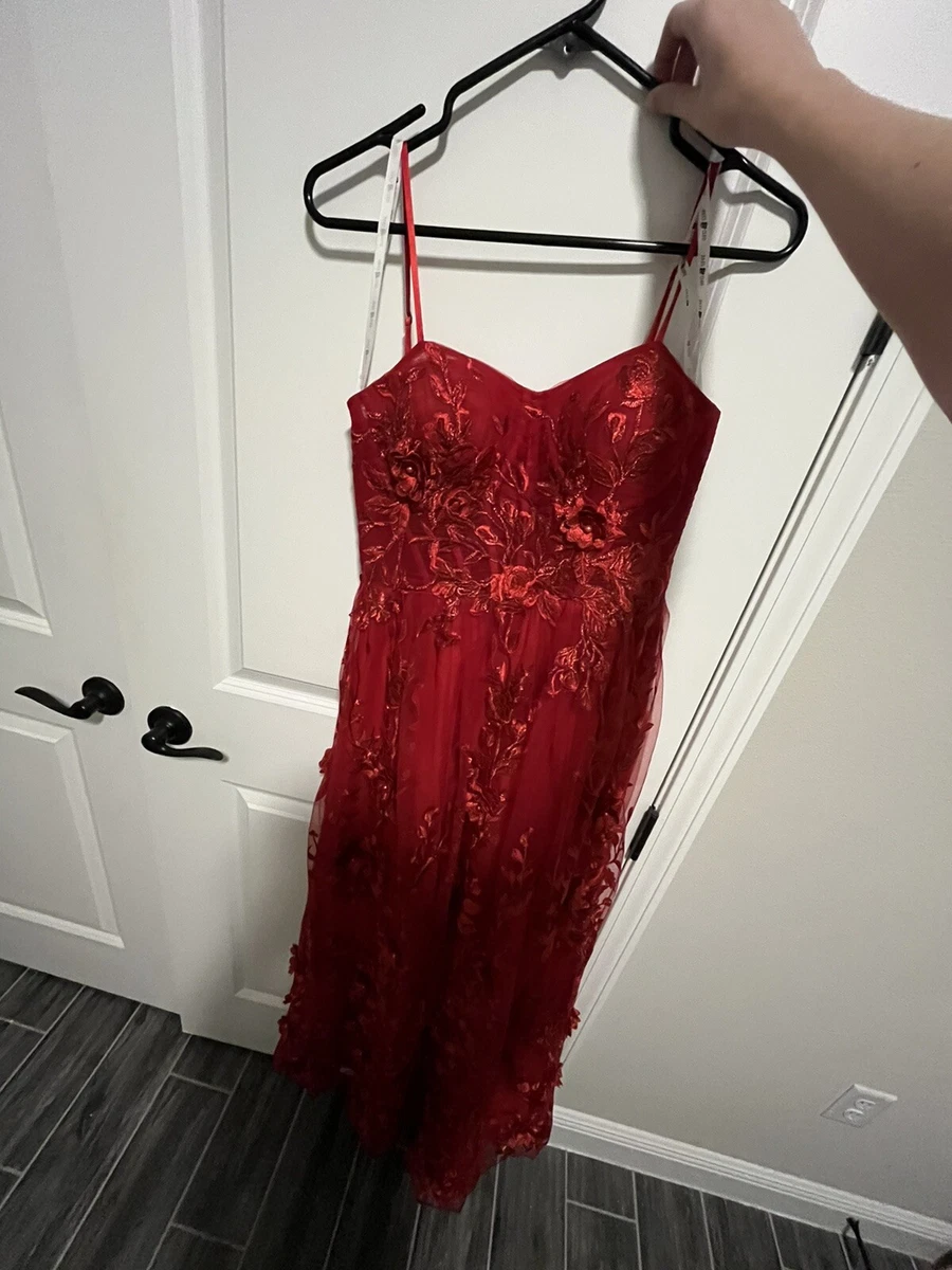 Red prom shop dress david's bridal