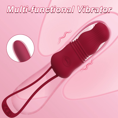 Thrusting Vibrating Anal Dildo Vibrator Prostate Massager Sex Toys  