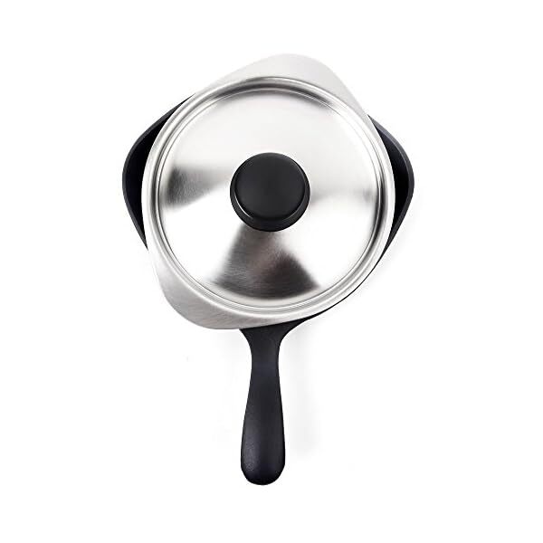 Cast Iron Induction Mini Frying Pan with Lid Matt Finish YT-13 Yanagi Sori 1 JP