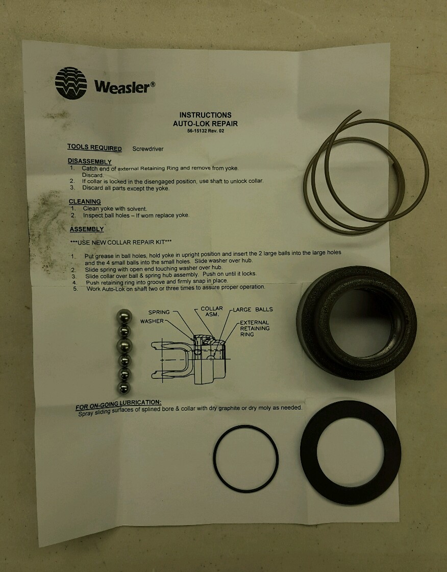 AM133973 John Deere OEM Drive Shaft Lock Repair Kit | eBay