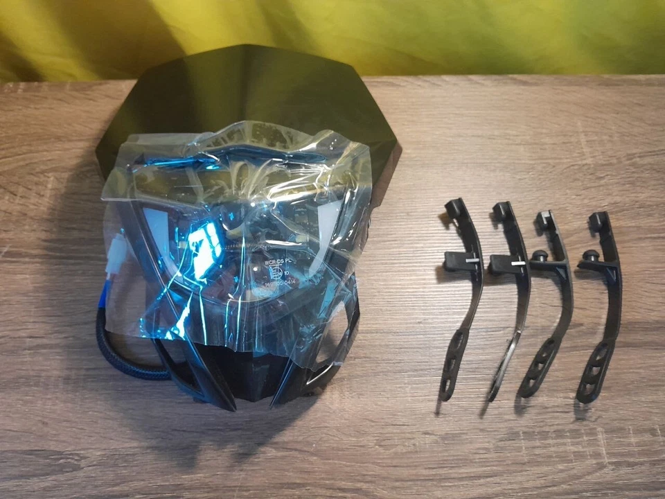 SUMHITIC LED 车头灯雅马哈 WR250F WR400F WR426F WR450F TTR XT MX 黑色 BN4 — 第 2/4 张图片