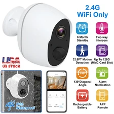 1080P HD WiFi IP Camera Two-Way Audio Security Surveillance Camera Motion Sensor