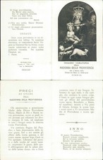 SANTINO NOVECENTESCO IMMAGINE DELLA MADONNA DELLA PROVVIDENZA-RIF.5358