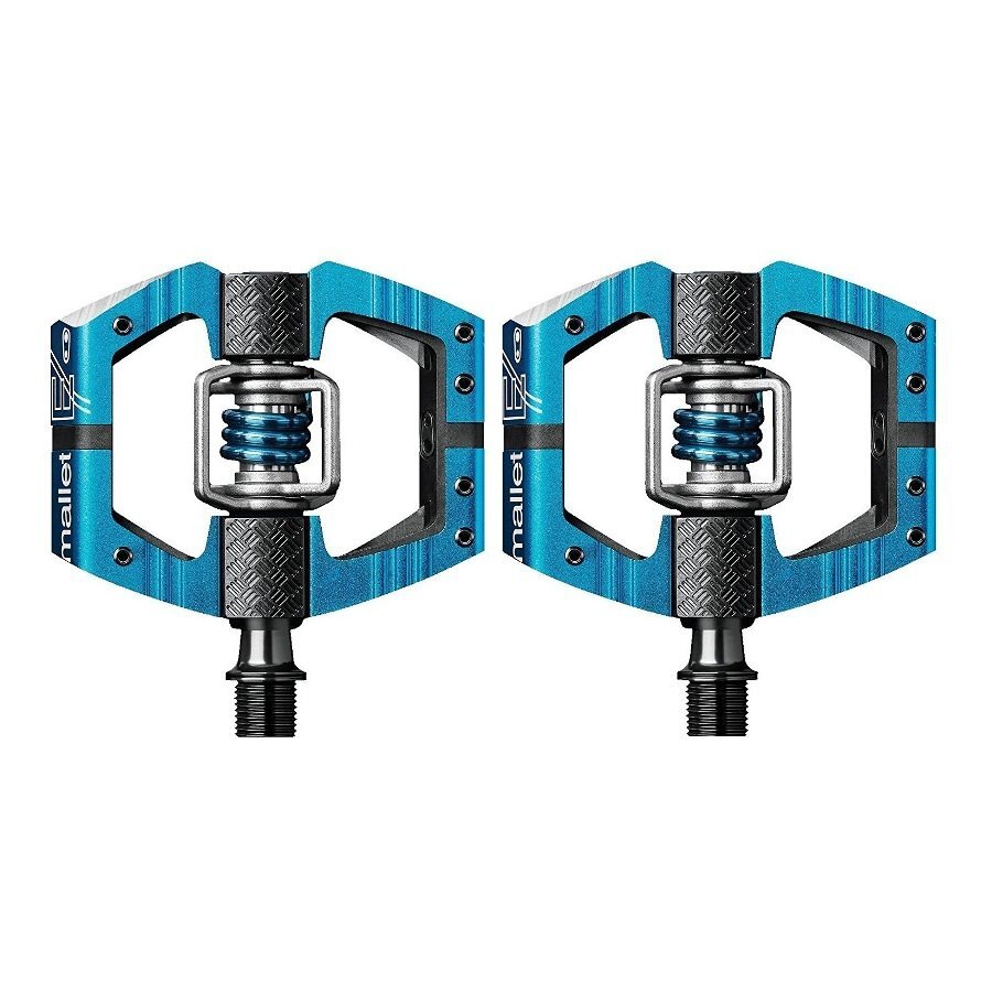coppia pedali enduro mallet e blu CB15991 Crank Brothers pedali bici mtb
