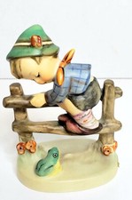 German Goebel Hummel Figurine TMK4 #201 2/0  Retreat To Safety  4  Tall