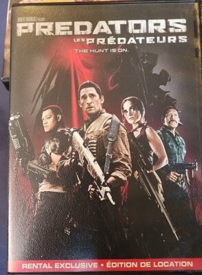 Predators (DVD 2010, bilingual) Blockbuster  Rental EXCLUSIIVE. CANADIAN, VG