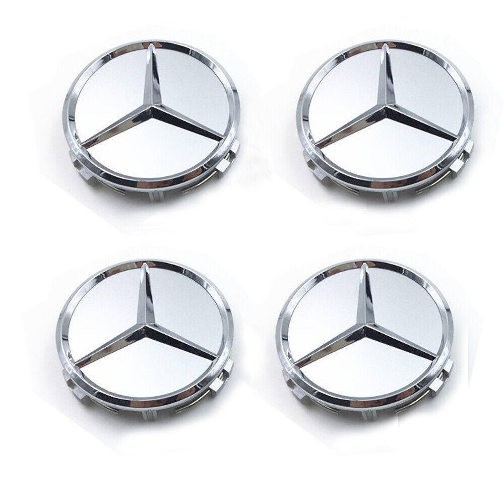 4pcs Wheel Center Hub Cap Badge For MercedesBenz C300 75mm Emblem Rim Cover eBay