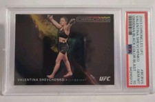 Valentina Shevchenko 2023 Panini UFC Obsidian Black Color Blast Card PSA 10
