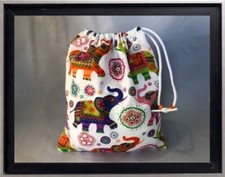 Gymnastics Leotard Grip Bags / Electric Elephants Gymnast Birthday Goody Bag