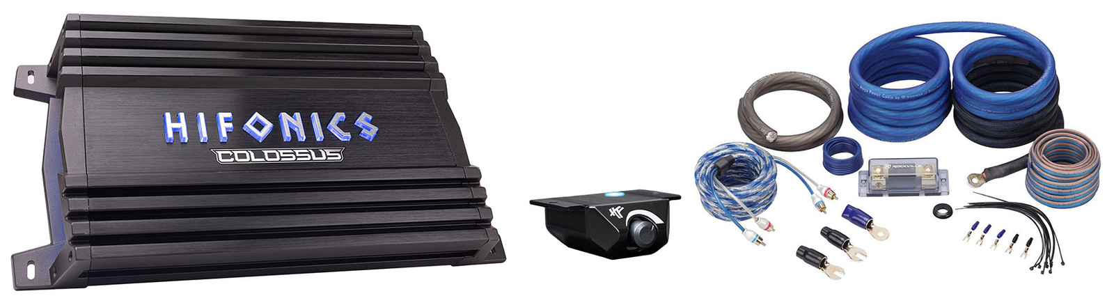 Hifonics HCC-20001D 2000 Watts COLOSSUS Mono Car Audio AmplifierAmp Wire Kit