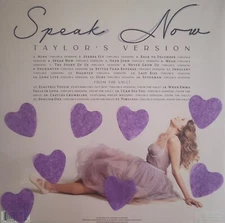 Taylor Swift Speak Now Purple Heart Confetti ($1.5 per piece)