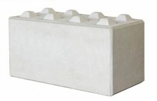 Betonblocksteine 60x60x120cm St&uuml;tzmauer Legobetonblock Betonblocksteine