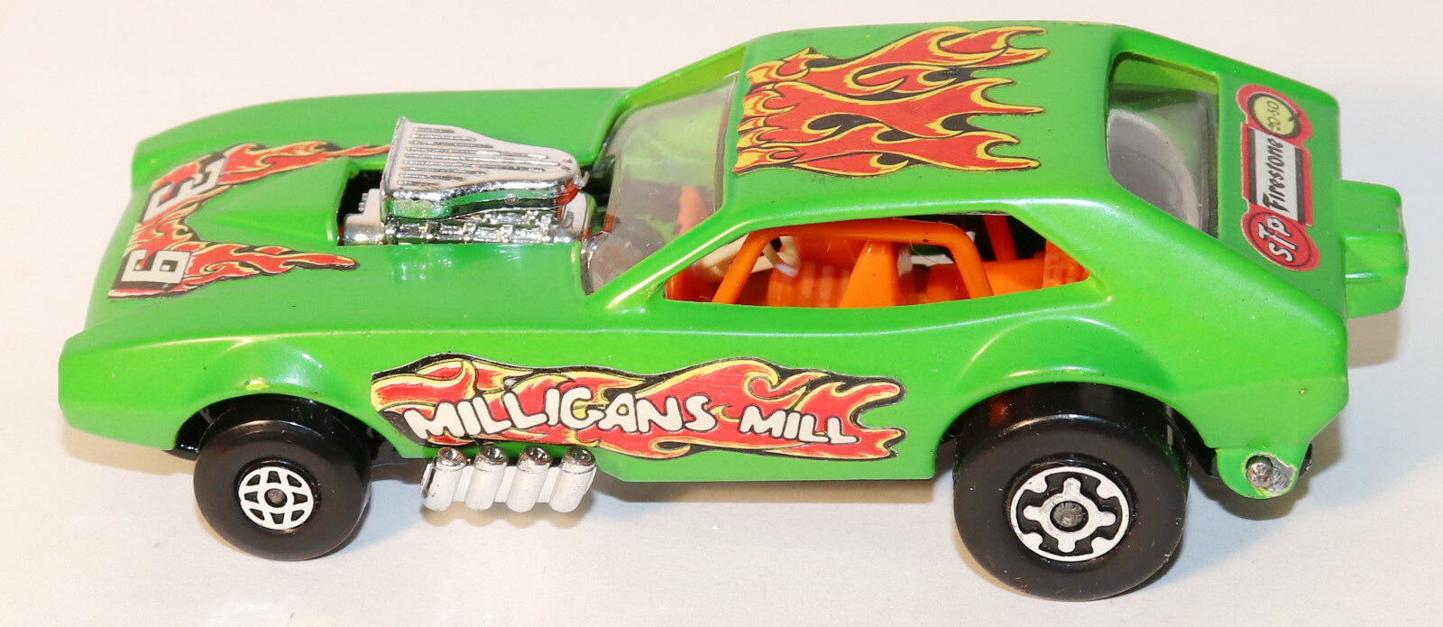 DTE Lesney Matchbox Superking SK-39 Milligan's Mill Ford Pinto con Interior arancia DTE Lesney Matchbox Superking SK-39 Milligan's Mill Ford Pinto con Interior arancia
