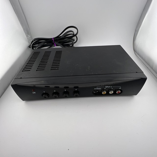 Philips Magnavox Audio Video Selector Switchbox With RF Modulator