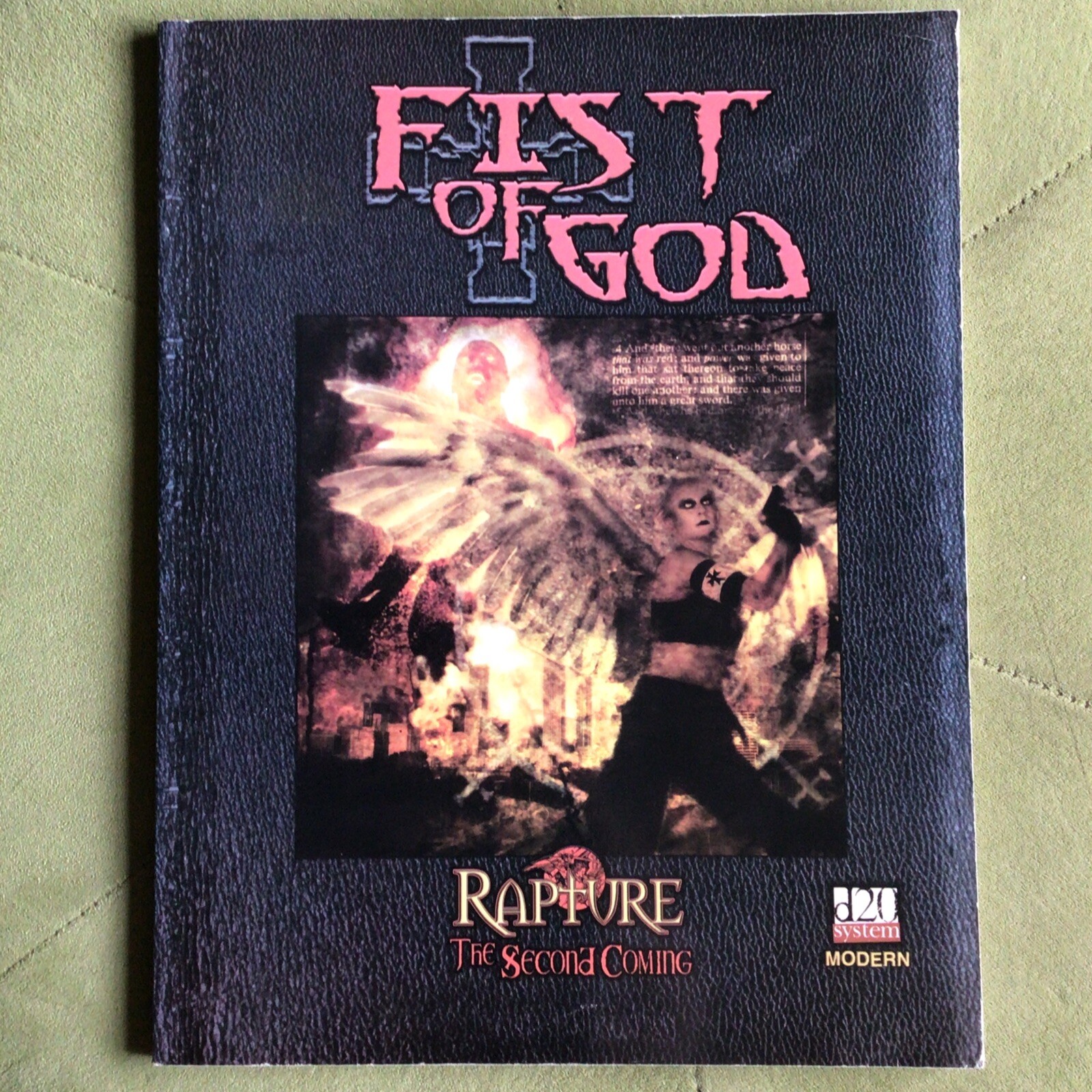 Fist Of God D20 Modern Rapture the Second Coming RPG Dungeons Dragons