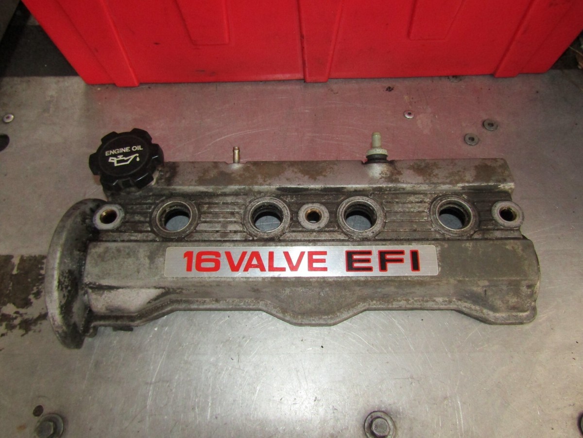 1988-1992 Toyota Corolla 1.6L OEM valve cover 88 89 90 91 92 | eBay