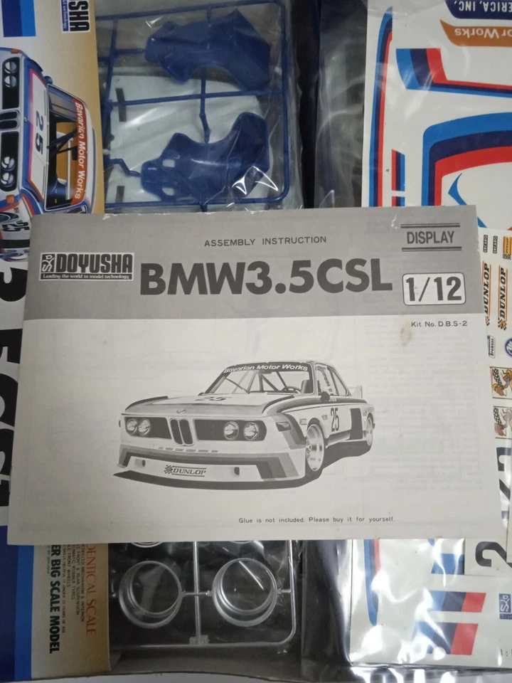 DOYUSHA BMW 3.5 CSL 1/12 Vintage Nuovo - Immagine 3 di 4
