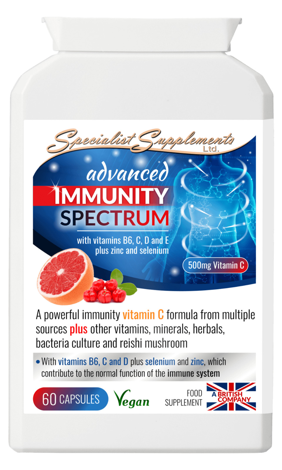 Advanced Immunity Spectrum x 60 Vegan Capsules; Specialist Supplements