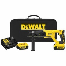 DeWALT 20V MAX Brushless 1" SDS Plus D-Handle Rotary Hammer Kit DCH133M2 (2-4AH)