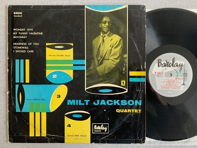MILT JACKSON QUARTET FEAT HORACE SILVER FRENCH BARKLAY MONO LP