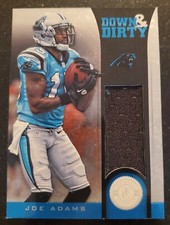 2012 Totally Certified Down and Dirty Materials Card #16 Joe Adams /299 Panthers