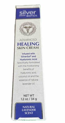 Silver Biotics - Advanced Healing Skin Cream, Infused with SilverSol 1.2 Oz