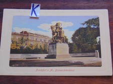 Postkarte Ansichtskarte Hessen Lithographie Frankfurt a.M.Bismarkdenkmal No.105