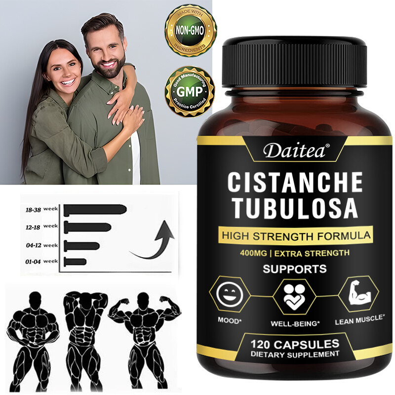 Extracto Ecológico CISTANCHE TUBULOSA Alta Potencia 20:1 (30 a 120 Cápsulas)